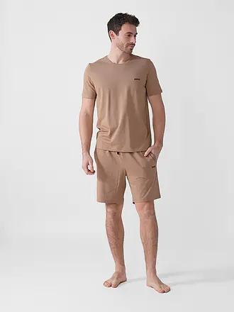 BOSS | Loungewear Shirt | hellbraun